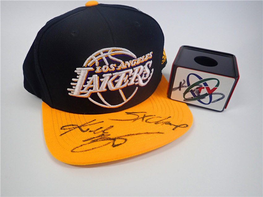 NBA Los Angeles Lakers KOBE Kobe Bryant's five-cap pro-pen signature hat 7-Taobao