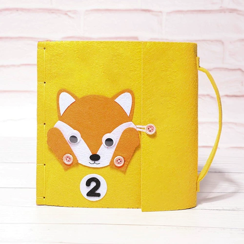 Детская книга из ткани, интеллектуальная игрушка, ткань, набор материалов, DIY, раннее развитие