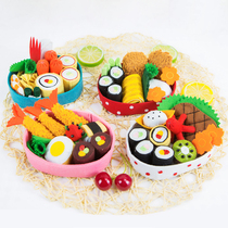Cut-free non-woven handmade fabric diy material bag Luxury bento simulation sushi food Kindergarten parent-child
