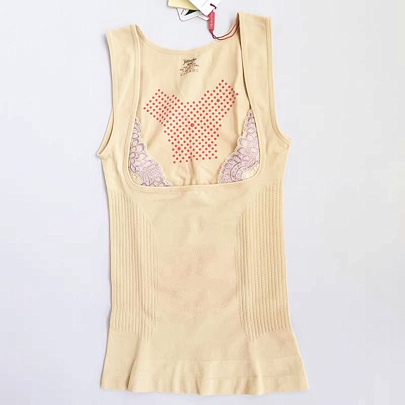 Yatingfen Genuine Y7743 Seamless Medium-Pressure Sleeveless Vest, Tummy Control, Body Shaping, Breast Support, Postpartum Shapewear