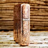 Медная ретро старомодная зажигалка на керосине, ностальгия