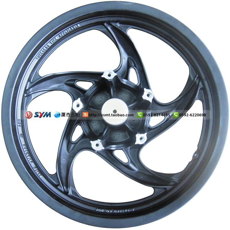 SYM Xia Xing Sanyang Đầu máy XS150-11A Đĩa đôi Trung Quốc T1 Bánh trước Hub Vòng thép phía trước Trống - Vành xe máy vành xe cub 50