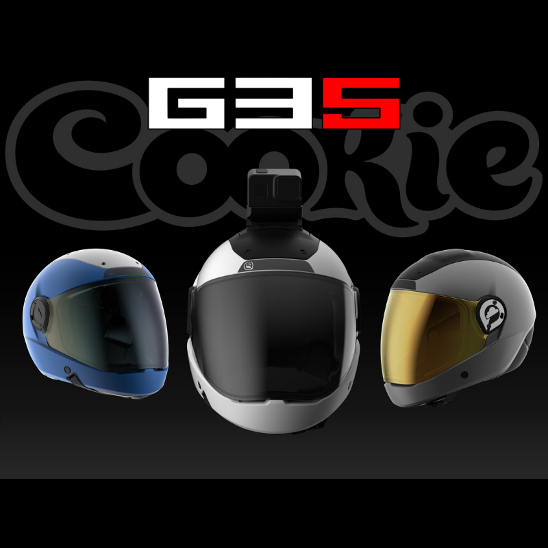 オーストラリア フライクッキーズ G35 ヘルメット 2022年春 新入荷 カメラ取り外しシステム付き