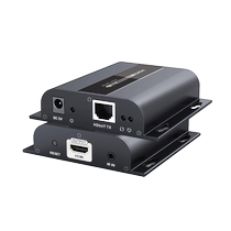 Langqiang LKV383A HDMI network cable extender HD to LAN port transmission v3 0 4 0 one send and more