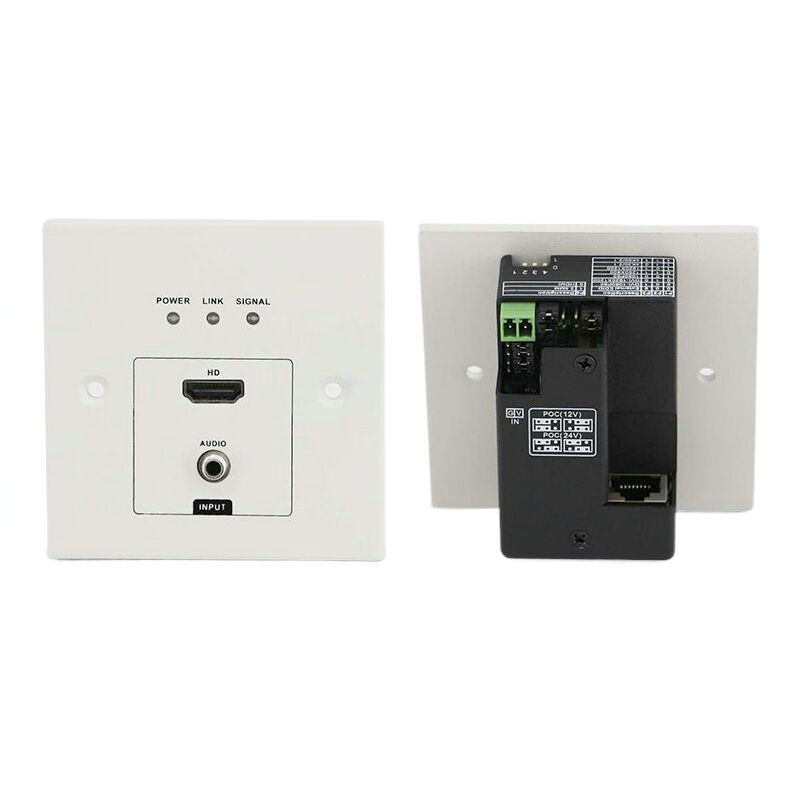 Kexunlong 86-Type Panel Vga HDMI Extender Dvi High-Definition Hdbaset Transmitter and Receiver Network Cable Transmission