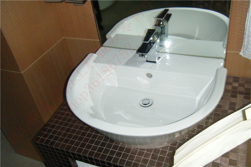 HCG and sanitary bathroom L5513S LF5513S tabletop on single hole ceramic wash basin semi-hanging tables