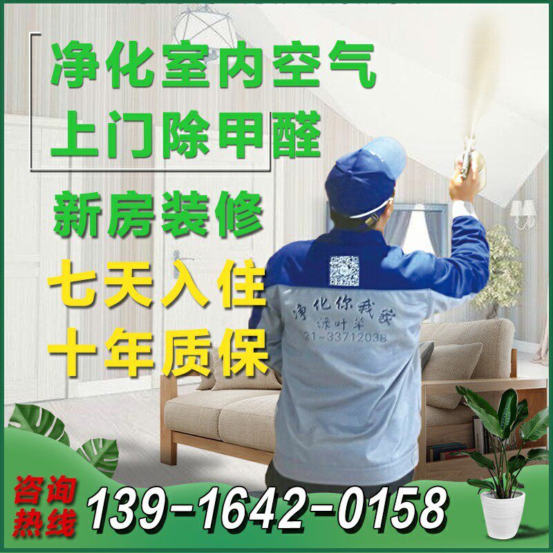 Door-to-door professional formaldehyde treatment disinfection Shanghai service company office to the new house indoor air purification