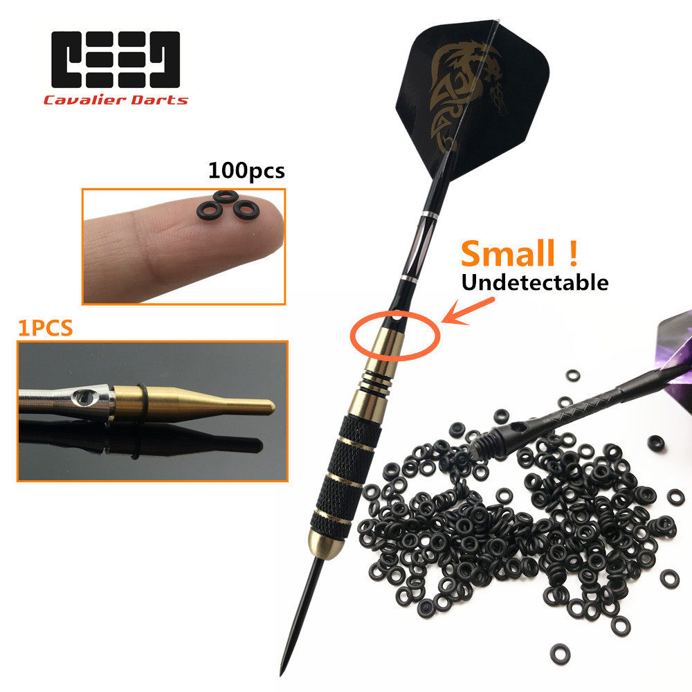 GOODARTS Knight Darts Стержень для дротиков с нескользящим резиновым кольцом Уплотнительное кольцо Алюминиевый стержень Компаньон 50 кругов 0,7 г/упаковка