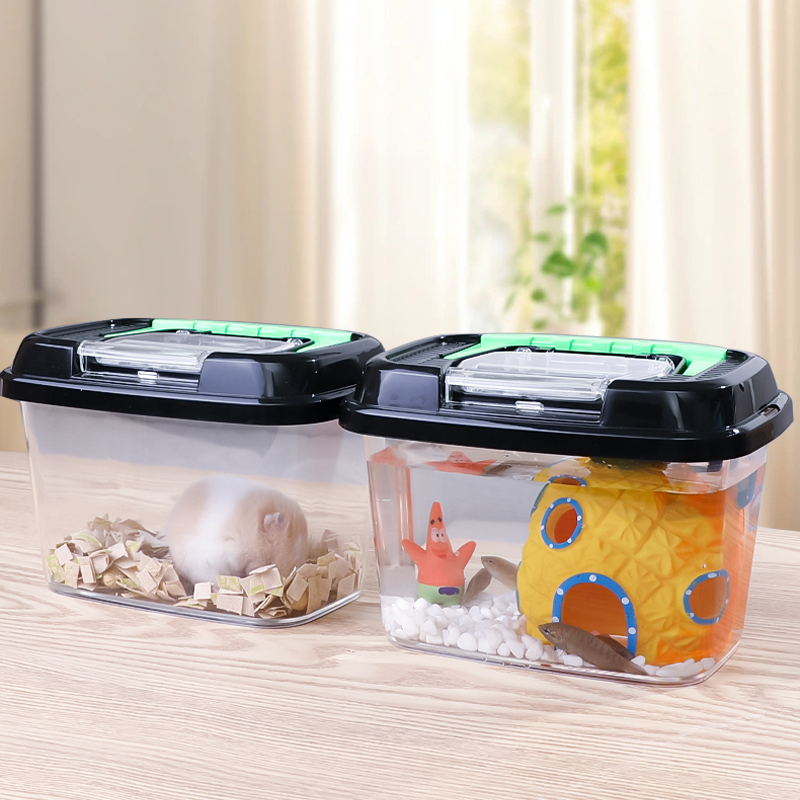 Japanese Imported Portable Insect Observation Box, Beetle Breeding Box, Hermit Crab Breeding Box, Turtle Portable Carrying Box