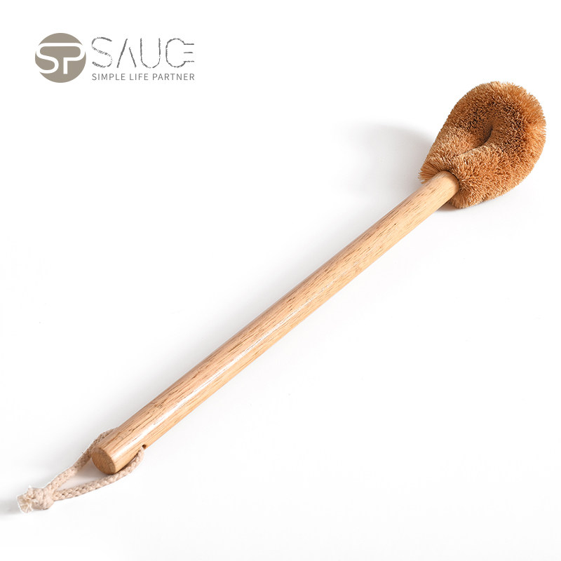 Japanese coconut toilet brush long handle toilet toilet brown brush cleaning toilet toilet toilet brush cleaning brush
