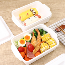Japanese imported microwave oven special vegetable steaming bowl noodle maker breakfast steamer with compartment fruit lunch box