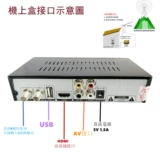 Jiwan Trantary DVB-T T2 C HD Digital MPEG4 H.264 DTVC Машиная коробка Xiamen Jinjiang Minnan