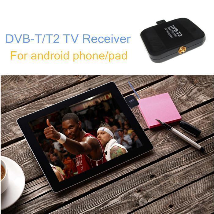 Android phone pad DVB-T T2 Digital TV TUNER phone watch TV