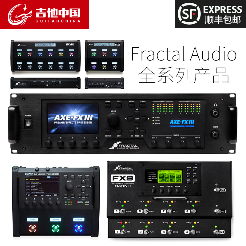 Fractal Audio Axe FX III FX8 FM3 FC-6 12 Electric Guitar Bass Integrated Effectors