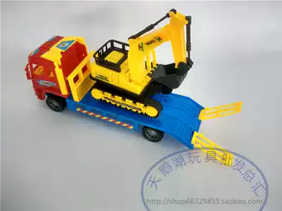 Inertial cart tractor excavator engineering vehicle inertial cart with digging truck toy excavator