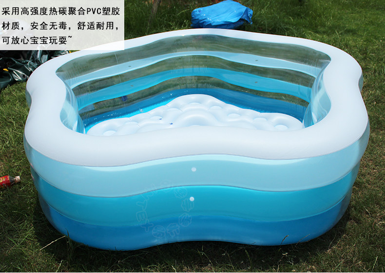 Детский надувной бассейн 包邮 正品intex夏日彩色戏水池 儿童充气游泳池 海洋球池 大水池