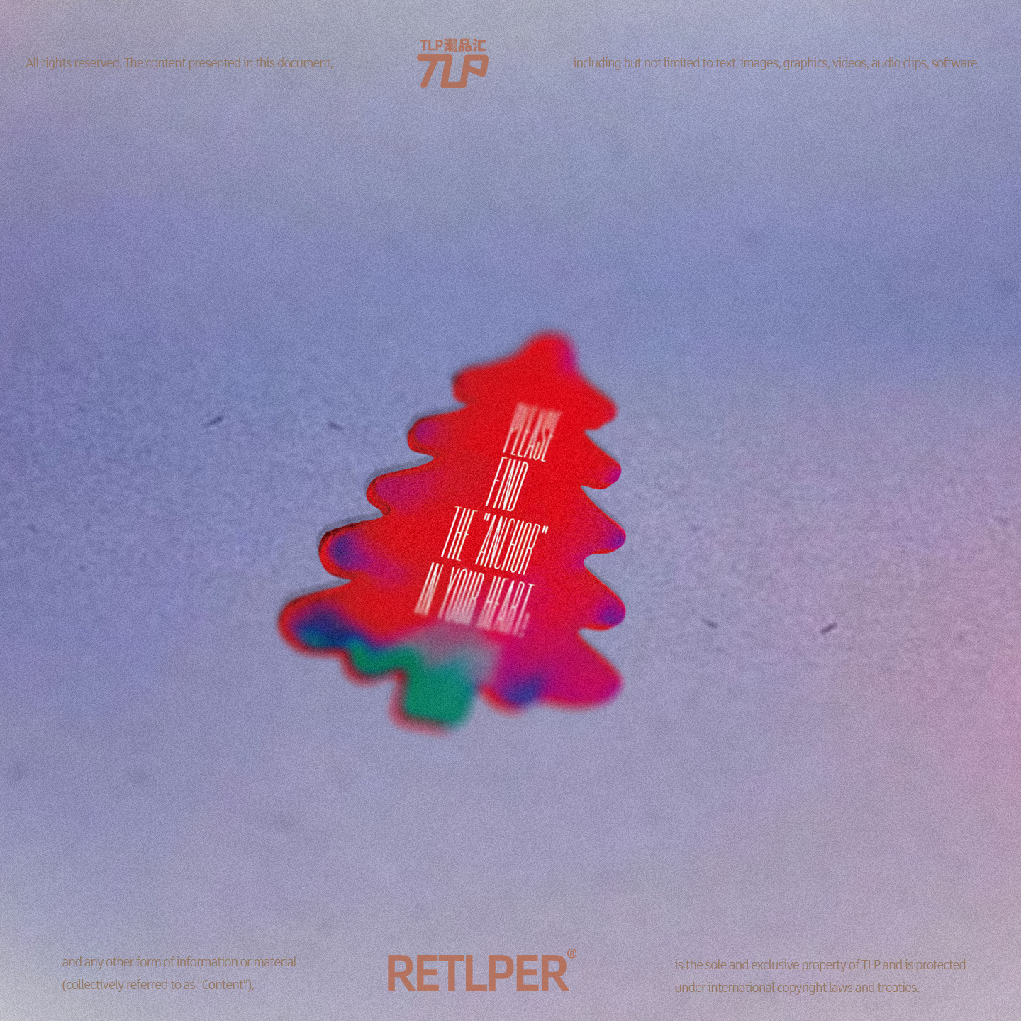 RETLPER反光车贴 原创 渐变色冷杉圣诞树形状 汽摩防水平面贴纸