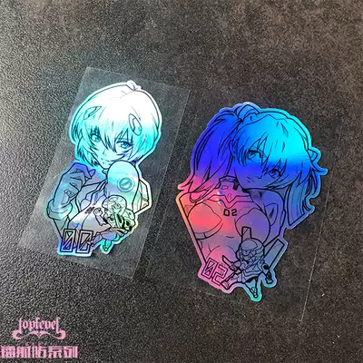 TLP laser car sticker EVA New Century gospel 0 machine 2 Ayanami two-dimensional sticker