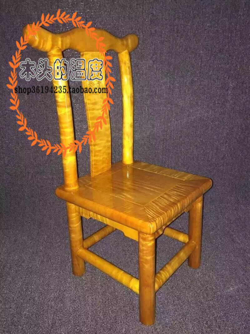 Xianzuo Daye Jinsi Nanmu official hat chair backrest chair Jinsi Nanmu furniture children's small stool solid wood chair to send