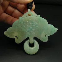 Dushan Jade Dugu Water Drives Blue Material Shuanglong Opera Beadshar