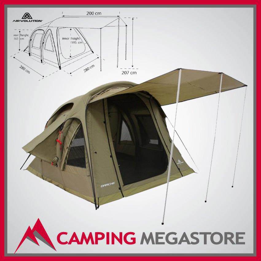 Outdoor Inflatable Tent Camping Rod-free Air Column 5-6 People Automatic Tent Drip-proof High-end Tent