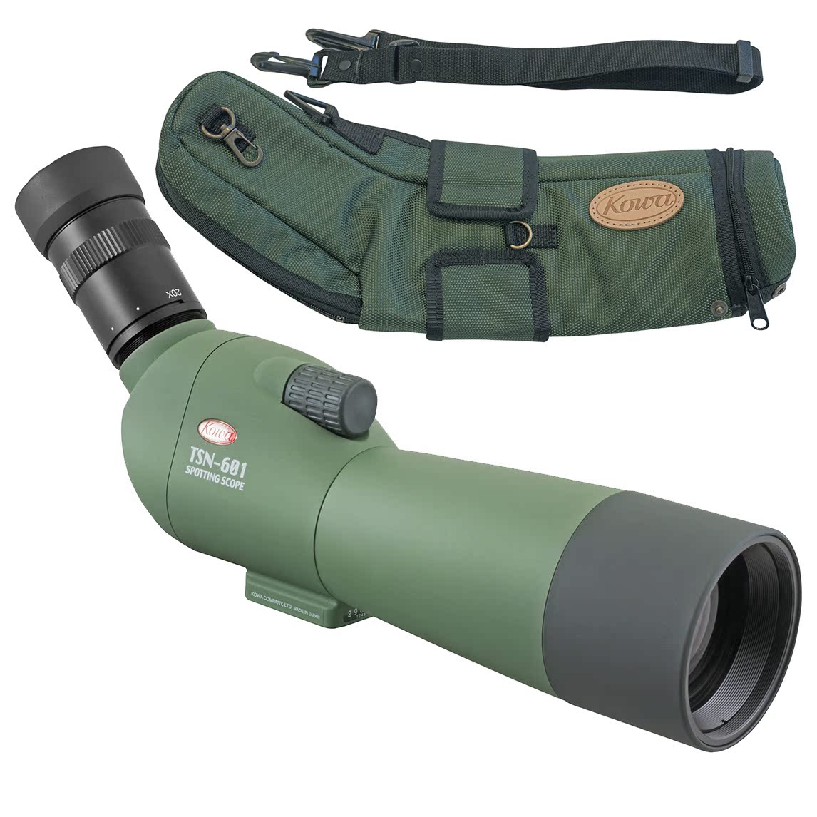 KOWA Xinghe TSN-601 20-60x60 High Power HD Zoom Monocular Bird Watching Glasses Nitrogen Filled Waterproof