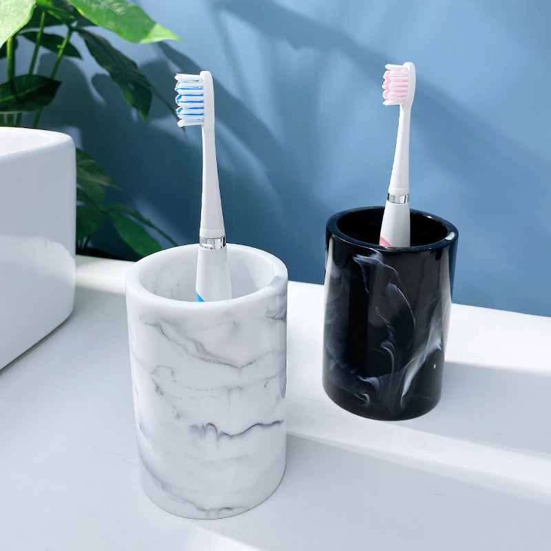 Toiletries Cup Creative Couple New Marriage European Style Toothbrushing Cup Toothbrush Holder Resin Wash Cup Suit Tooth Vat Wedding field Garden