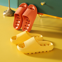 The bathroom sole has a hole in the sole of the bathroom shoe strap eye through hole non-slip anti-odor Four Seasons universal home drag bath quick-drying light