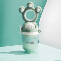 Baby food bite bag baby eat fruit supplement fruit and vegetable tooth gum push bite music