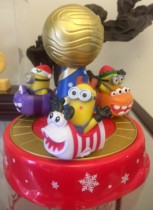 2020 KFC Christmas Minion Global Carnival Big Eyed Cute Doll-Music Box