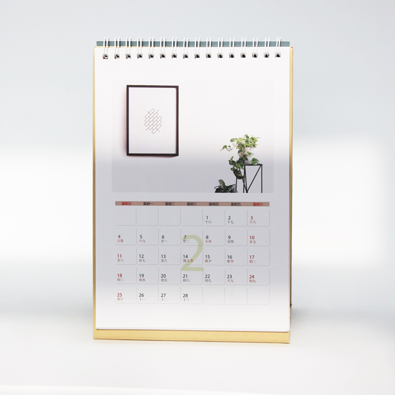 Calendar Custom Enterprise Custom Calendar Corporate Desktop Office Dingding for Creative Individual DIY painting lunar calendar bookings-Taobao