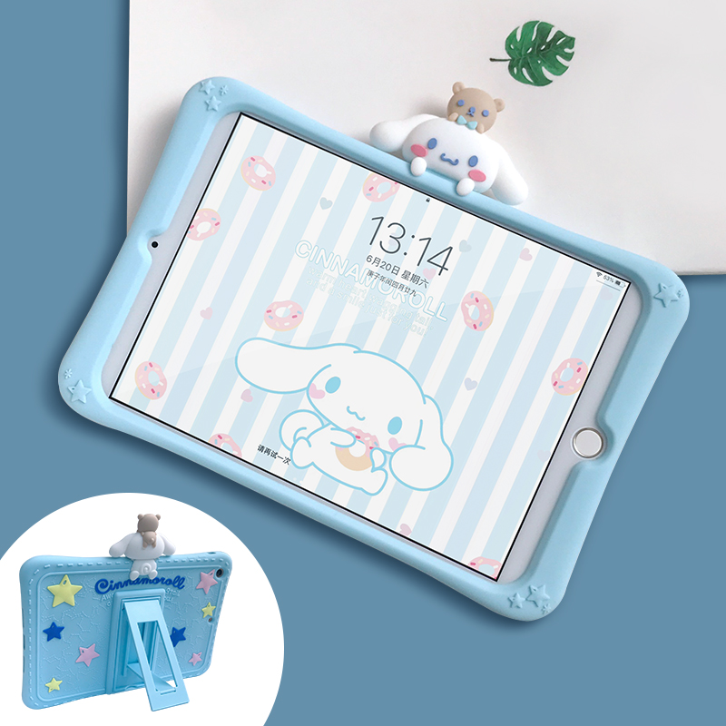 Cartoon 2019 new iPad Air3 protective sleeve mini5 flat 10 2 silicone shell 4 Mini 2 soft shell 10 5