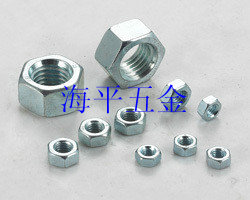 Supply GB51 small pair hexagonal nut hexagonal nut hexagonal nut plated zinc M8 opposite 12mm M10 opposite 14mm