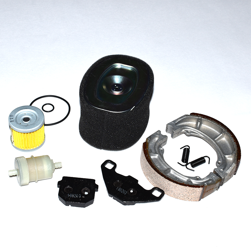 Applicable red Bao Tianyu New Neptune Lingdy hollow filter core oil filter core front and rear brake leather gear oil maintenance piece 