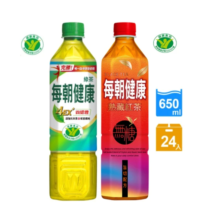 Taiwan Meichao Health Sugar-Free Tibetan Ripe Black Tea/Sugar-Free Healthy Green Tea 650ml, Whole Box of 24 Bottles Taiwan Meichao Health Sugar-Free Tibetan Ripe Black Tea/Sugar-Free Healthy Green Tea 650ml, Whole Box of 24 Bottles