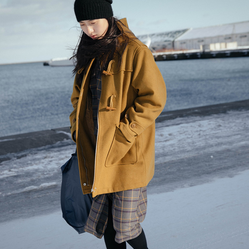 Walking on non-stop fur coats women's winter medium long version easy to even cap