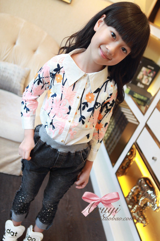 Chemise fille à manche longue - Ref 2086049 Image 13