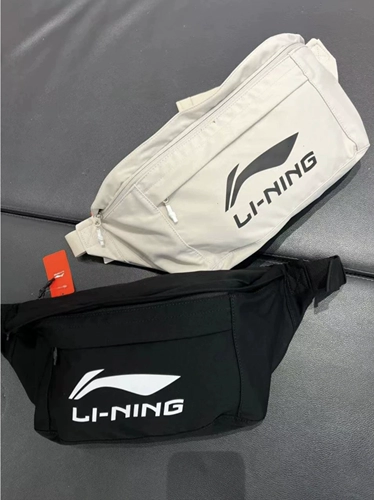 Li Ning, спортивная сумка через плечо, вместительная и большая поясная сумка для спортзала, сумка на одно плечо подходит для мужчин и женщин, для бега