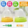 Suitable for shellfish wide diameter glass ppsu plastic bottle cover accessories dustproof transparent cover Screw cap type nut set