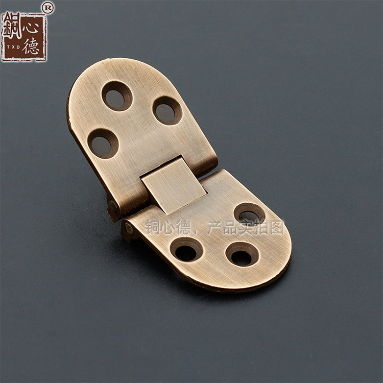 Flap hinged table face hinge table flap Flap Hinge Thickened Pure Copper Hinge Folding Table Dining Table Exclusive Hinge