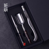 Banyi 304 stainless steel Puer tea knife tea spoon tea clip set six gentlemen kung fu tea set tea ceremony spare parts