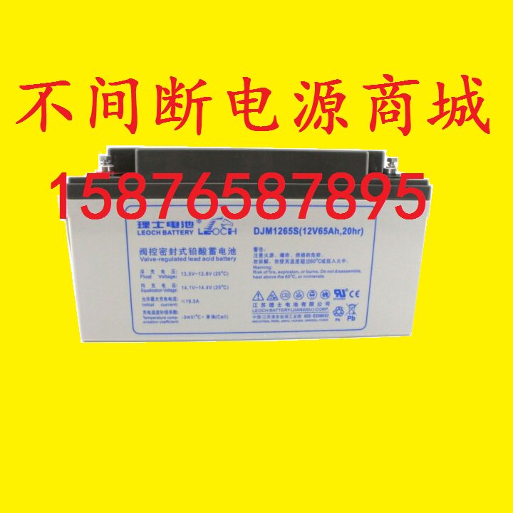 LEOCH LEOS battery DJM1265S 12V65AH UPS battery UPS uninterruptible power supply battery
