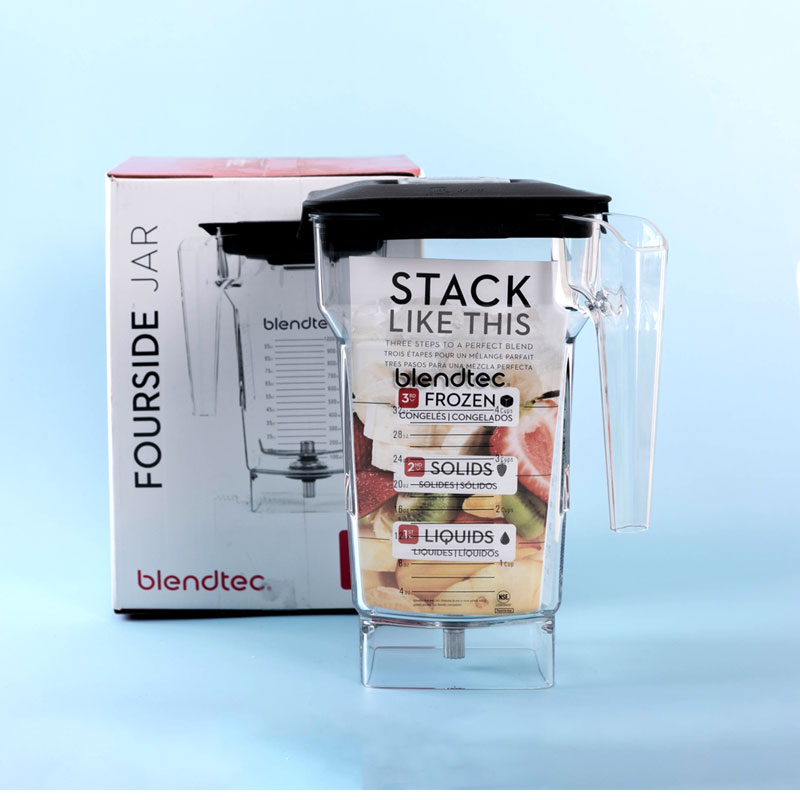 (American Straight Mail) Rabbit Mother Blendtec Universal Ice Sand Machine Cup Accompanying Twist Mug Cup Stirring Cup