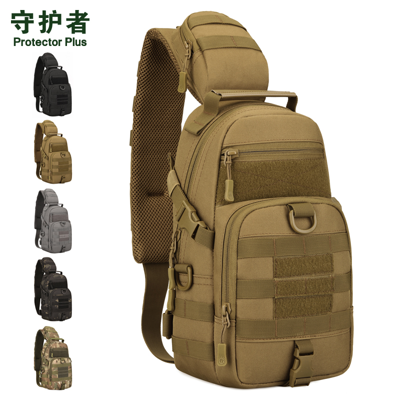 New Male Chest Bag Canvas Leisure Outdoor Sports Oxford Single Shoulder Inclined Satchel Large Capacity Multifunction Luja Bag Men