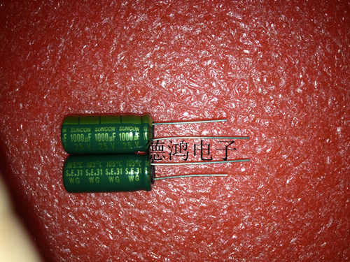 suncon 25V1000UF 10X20 WG Series High Frequency Low Impedance