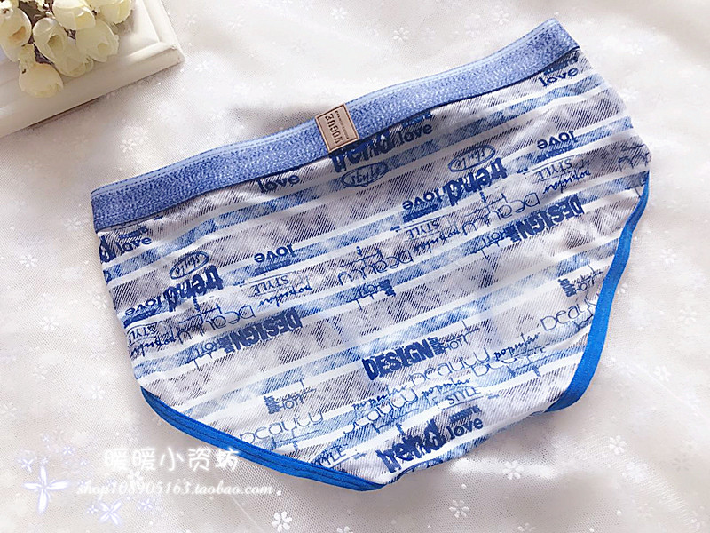 2 nạp quốc gia đặc điểm sexy vài đồ lót băng lụa gạc breathable làm mới tập tin bông nóng