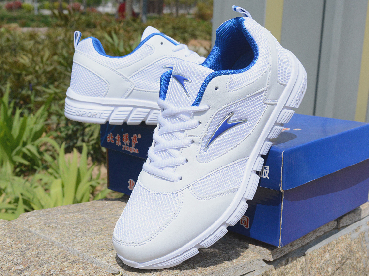 Mùa xuân và mùa thu trắng thoáng khí giày thể thao nữ giày chạy bộ giày sinh viên giày sneaker