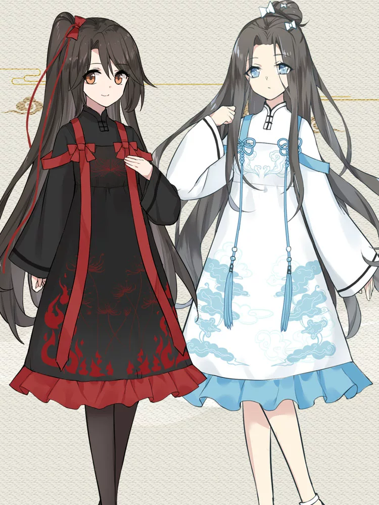 Genuine summer Hanfu, fitted long skirt, cosplay, high waist