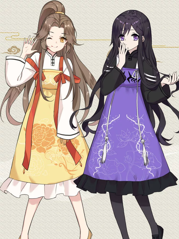 Genuine summer Hanfu, fitted long skirt, cosplay, high waist