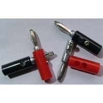  4MM four-piece banana plug power amplifier sound box banana head connector with fixing screws